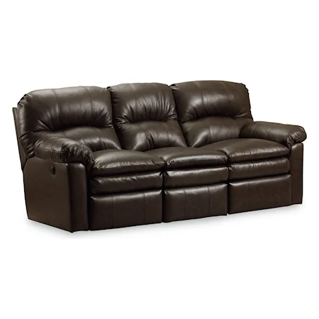 Quick Ship Double Reclining Sofa with Pillow Top Arms